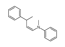 1-(N-Methylanilino)-3-phenyl-1-buten Structure