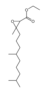 ethyl 3-(4,8-dimethylnonyl)-3-methyloxirane-2-carboxylate结构式