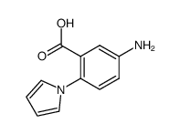 Benzoic acid, 5-amino-2-(1H-pyrrol-1-yl)- (9CI) Structure