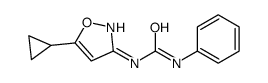 1-(5-cyclopropyl-1,2-oxazol-3-yl)-3-phenylurea Structure