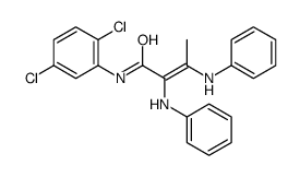 2,3-dianilino-N-(2,5-dichlorophenyl)but-2-enamide Structure