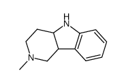 2-methyl-2,3,4,4a,5,9b-hexahydro-1H-pyrido[4,3-b]indole结构式