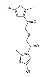 1-(5-CHLORO-2-METHYL-THIOPHEN-3-YL)-2-[2-(5-CHLORO-2-METHYL-THIOPHEN-3-YL)-2-OXO-ETHYLSULFANYL]-ETHANONE picture