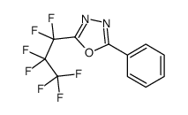 2-(1,1,2,2,3,3,3-heptafluoropropyl)-5-phenyl-1,3,4-oxadiazole Structure