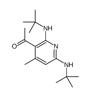 2,6-bis(tert-butylamino)-4-methylpyridin-3-yl methyl ketone Structure