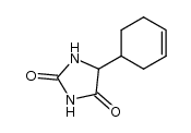 5-cyclohex-3-enyl-imidazolidine-2,4-dione结构式