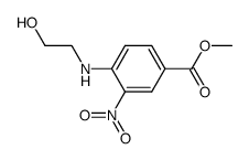 4-(2-hydroxyethylamino)-3-nitro-benzoic acid methyl ester结构式