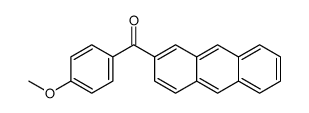 anthracen-2-yl-(4-methoxyphenyl)methanone结构式