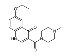 Piperazine, 1-[(6-ethoxy-4-hydroxy-3-quinolinyl)carbonyl]-4-methyl- (9CI) Structure