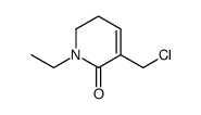 5-(chloromethyl)-1-ethyl-2,3-dihydropyridin-6-one结构式