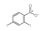 Benzene,2,4-diiodo-1-nitro- structure