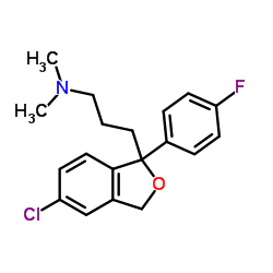 1-(4-Fluorophenyl)-1-(3-dimethylaminopropyl)-5-chlorophthalane Structure