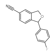 1-(4-Fluorophenyl)-1,3-dihydro isobenzofuran-5-carbonitile Structure