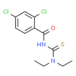 2,4-dichloro-N-[(diethylamino)carbonothioyl]benzamide结构式