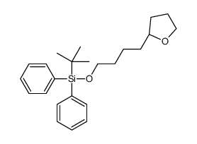 tert-butyl-[4-[(2S)-oxolan-2-yl]butoxy]-diphenylsilane结构式