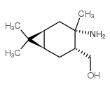 (1R,3R,4S,6S)-4-AMINO-4,7,7-TRIMETHYL-BICYCLO[4.1.0]HEPT-3-YL-METHANOL结构式