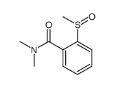 N,N-dimethyl-2-(methylsulfinyl)benzamide结构式