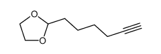 1,3-Dioxolane,2-(5-hexynyl)- (9CI)结构式