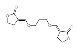 2(3H)-Furanone,3,3'-[1,3-propanediylbis(oxymethylidyne)]bis[dihydro- (9CI) structure