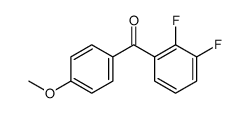 (2,3-difluorophenyl)-(4-methoxyphenyl)methanone Structure