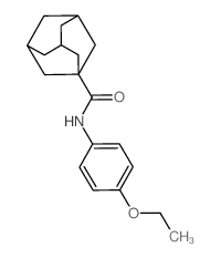 N-(4-ethoxyphenyl)adamantane-1-carboxamide结构式