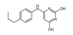 6-(4-propylanilino)-1H-pyrimidine-2,4-dione Structure