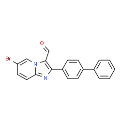 2-BIPHENYL-4-YL-6-BROMOIMIDAZO[1,2-A]PYRIDINE-3-CARBALDEHYDE picture