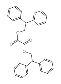 bis(2,2-diphenylethyl) oxalate Structure