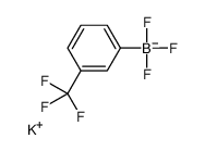 钾 3-(三氟甲基)苯基三氟硼酸结构式