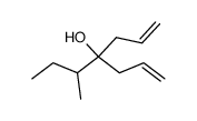 4-(1'-methylpropyl)-1,6-heptadien-4-ol Structure