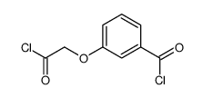 3-(2-chloro-2-oxoethoxy)benzoyl chloride Structure