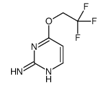 4-(2,2,2-trifluoroethoxy)pyrimidin-2-amine Structure