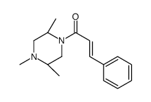 (2E)-3-Phenyl-1-[(2S,5R)-2,4,5-trimethyl-1-piperazinyl]-2-propen- 1-one结构式