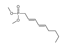 1-dimethoxyphosphorylnona-2,4-diene结构式