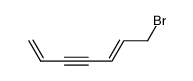 1-bromohepta-2E,6-dien-4-yne结构式