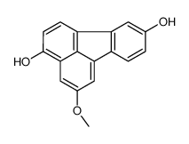 5-methoxyfluoranthene-3,9-diol结构式