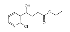 ethyl 4-(2-chloropyridin-3-yl)-4-hydroxybutyrate Structure