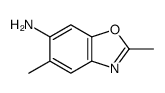 2,5-dimethyl-1,3-benzoxazol-6-amine结构式