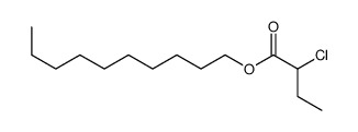 decyl 2-chlorobutanoate Structure