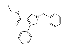 ethyl 1-benzyl-4-phenyl-2,5-dihydro-1H-pyrrole-3-carboxylate结构式