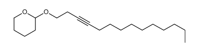 2-tetradec-3-ynoxyoxane Structure