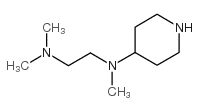 N,N,N'-TRIMETHYL-N'-PIPERIDIN-4-YL-ETHANE-1,2-DIAMINE structure