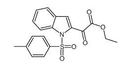 ethyl 2-[1-(4-methylphenyl)sulfonylindol-2-yl]-2-oxoacetate Structure