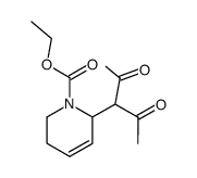 ethyl 2-(1-acetyl-2-oxopropyl)-5,6-dihydro-1(2H)-pyridinecarboxylate Structure