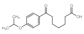 7-OXO-7-(4-ISOPROPOXYPHENYL)HEPTANOIC ACID结构式