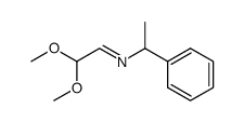 (2,2-dimethoxyethylidene)-(1-phenylethyl)amine Structure