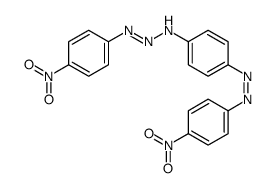 4-nitro-N-[[4-[(4-nitrophenyl)diazenyl]phenyl]diazenyl]aniline结构式