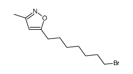 7-(3-methylisoxazol-5-yl)heptyl bromide Structure