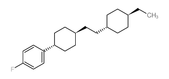 1-(TRANS-4-(2-(TRANS-4-ETHYLCYCLOHEXYL)ETHYL)CYCLOHEXYL)-4-FLUOROBENZENE Structure