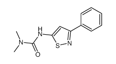 1,1-dimethyl-3-(3-phenyl-1,2-thiazol-5-yl)urea结构式